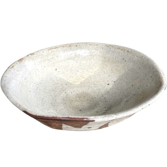 Vintage Japanese Handmade Ceramic Bowl, Unmarked with Earthy Tones - Picture 5 of 10